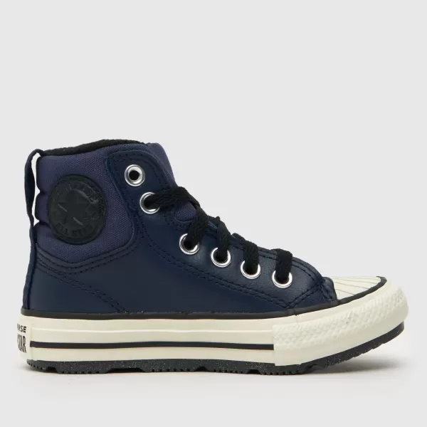 Image of Converse navy all star berkshire Boys Junior Trainers