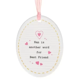 Image of Thoughtful Words Mother's Day Oval Plaque Nan