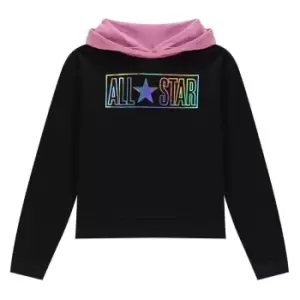 Image of Converse All Star Boxy Hoodie Junior Girls - Black