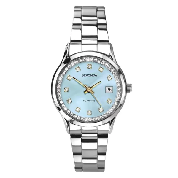 Image of Sekonda 40476 Crystal Set Bracelet Watch - W32353