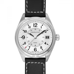 Image of Khaki Field Quartz Silver Dial Stainless Steel Mens Watch