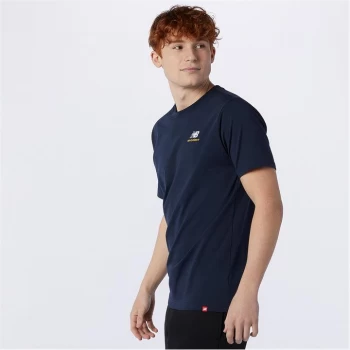 Image of New Balance Nb Esse Embr Tee Nby Smal - Eclipse