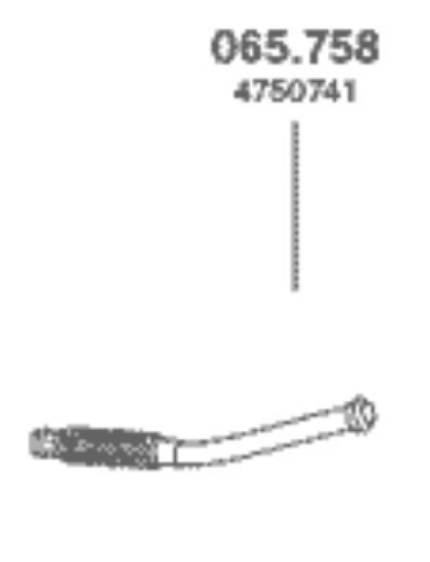 Image of PEDOL 065.758 Exhaust Pipe Exhaust Pipe (17)