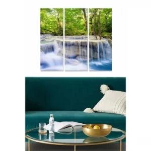 Image of MDF44797 Multicolor Decorative MDF Painting (3 Pieces)