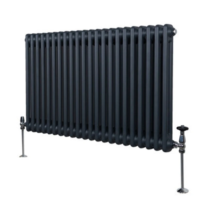 Image of Monstershop Traditional 2 Column Radiator - 600 X 1012Mm - Anthracite Grey 213055