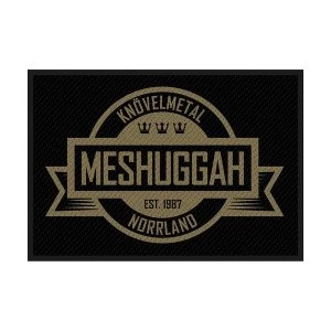 Image of Meshuggah - Crest Standard Patch