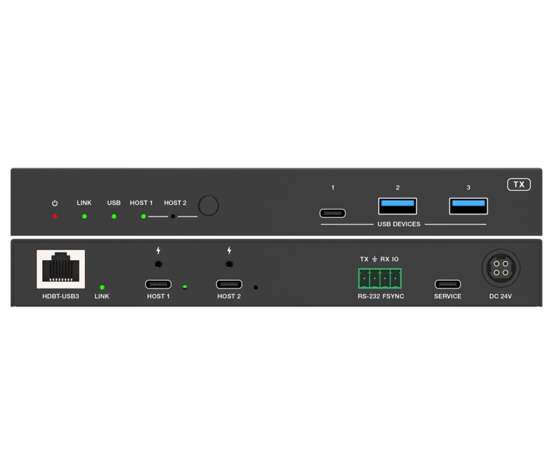 Image of Vivolink VLUSBCEXT2X2 KVM extender