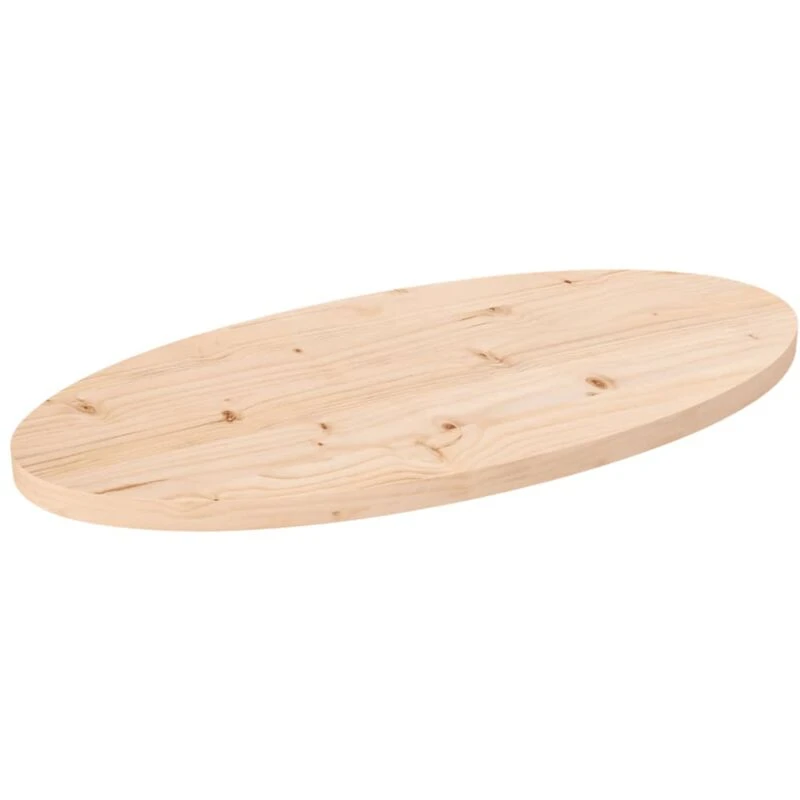 Image of VIDAXL Table Top 70x35x2.5cm Solid Wood Pine Oval Vidaxl 8720845805425