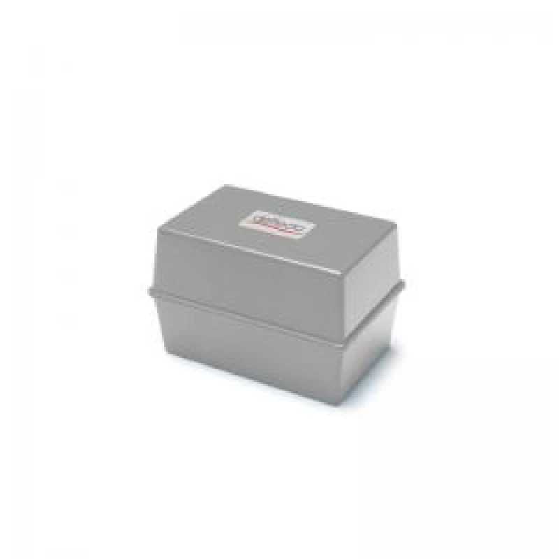 Image of Deflecto ValueX Essentials Card Index Box 6 x 4" (152 x 102mm) Grey - CP011YTGRY CP011YTGRY