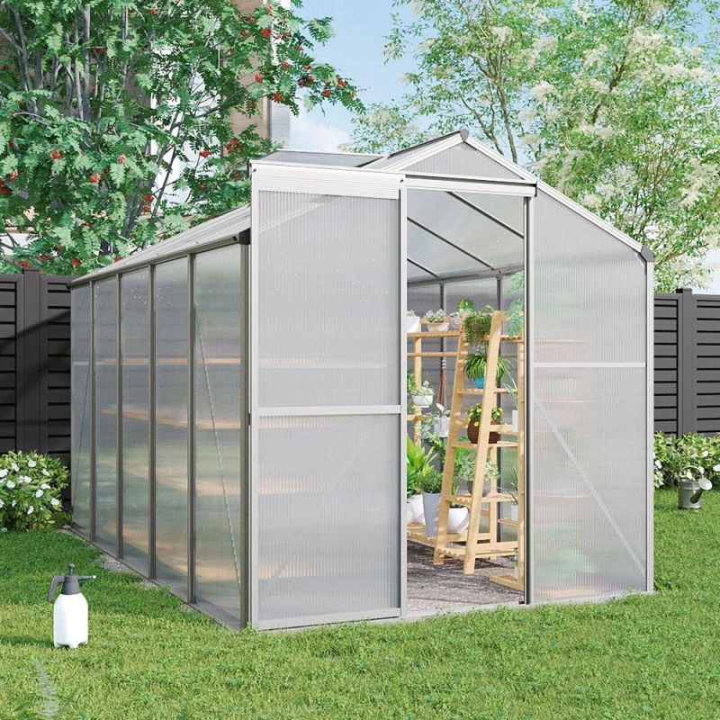 Image of Breeins Aluminium Hobby Greenhouse with Window Opening Clear unisex One size