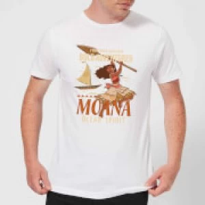 Image of Disney Moana Find Your Own Way Mens T-Shirt - White - 3XL