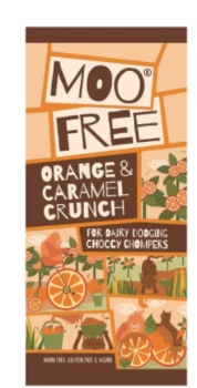 Image of Moo Free Everyday Bar - Orange Crunch 80g (Case of 12)
