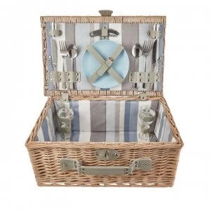 Image of The Summer Living Company Summer Living Company Picnic Hamper - Wicker Edinburg