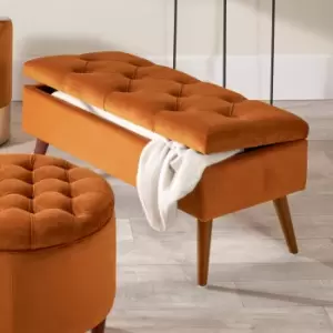 Image of Pacific Pelagia Velvet Bench Brown