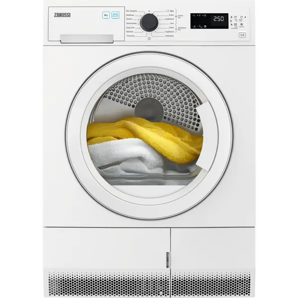 Image of Zanussi ZDC82B4PW 8kg Condenser Tumble Dryer
