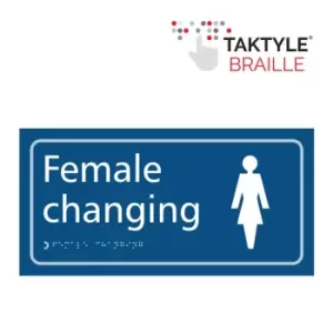 Image of Female Changing - Taktyle (300 x 150mm)