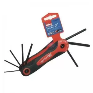 Image of Hilka 8 Piece Tork Folding Hexagon Key Set T9-T40 21150801