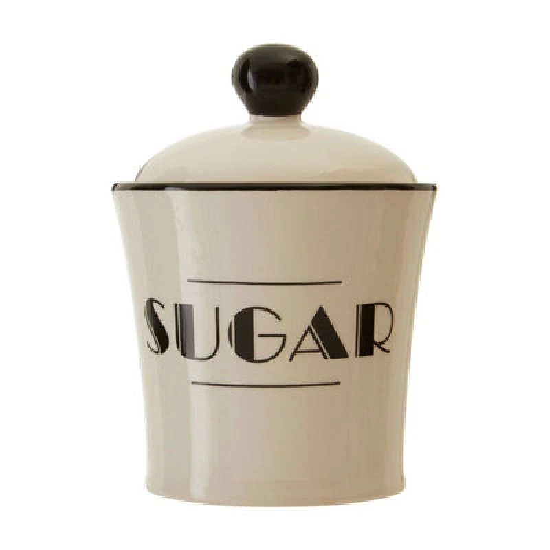 Image of Premier Housewares Maison by Premier Broadway Sugar Canister White