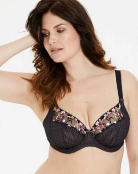 Image of Elomi Charley Black Plunge Wired Bra