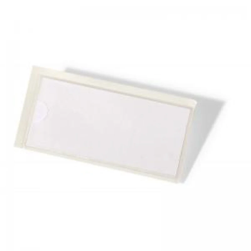 Image of Durable Durable PocketFIX Self-Adhesive Clear Label Sleeve Pockets 10 Pack 32x76mm 802119