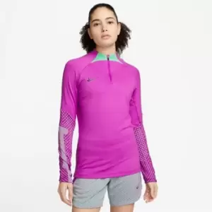 Image of Nike Dri-FIT Strike Womens Drill Top - Purple