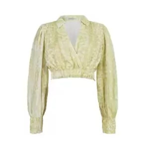 Image of AllSaints AllSaints Clara Noche Top Womens - Green