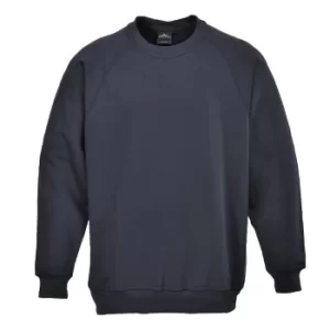 Image of Portwest Mens Roma Sweatshirt Dark Navy M