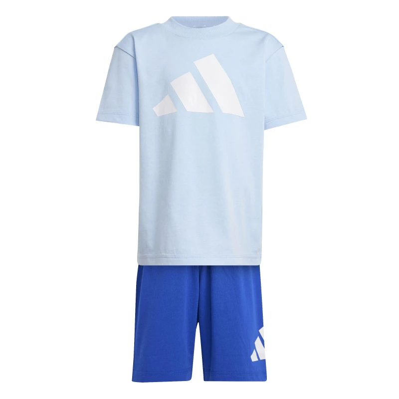 Image of adidas Essentials T-Shirt Set Infants - Blue Blue 5 - 6 Years