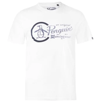 Image of Original Penguin Combo Short Sleeve T Shirt - White