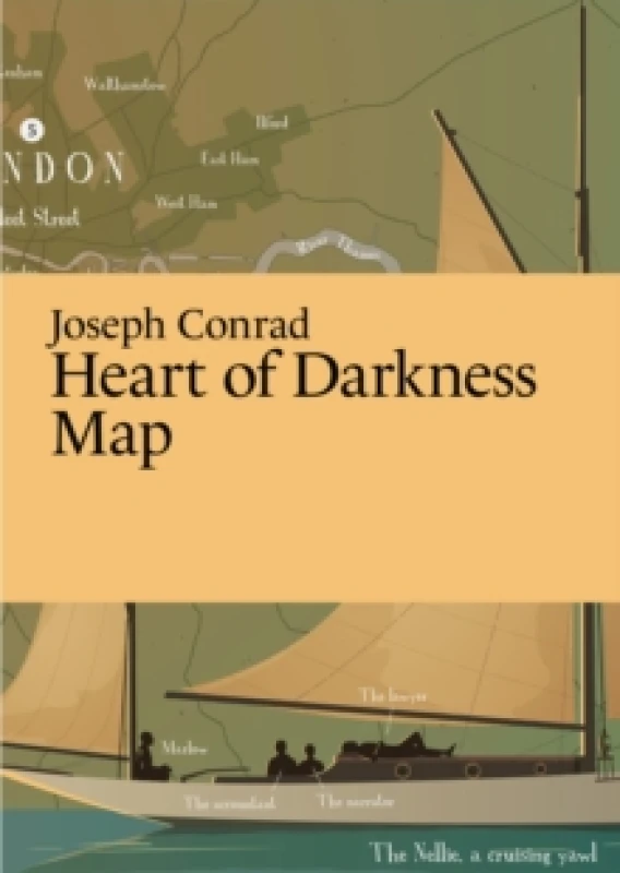 Image of Joseph Conrad, Heart of Darkness Map Fold-out book or chart