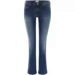 Image of Tommy Jeans Mid Rise Straight Fit Sandy Jeans - Blue