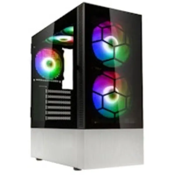 Image of Kolink Observatory MX Glass ARGB Midi Tower Case - Black/White