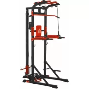 Image of HOMCOM Pull Up Bar Station Power Tower for Home Gym Traning Workout Equipment