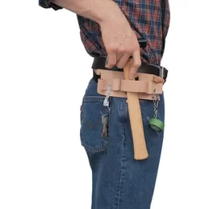 Image of Tan Leather 5-Loop Tool Holster