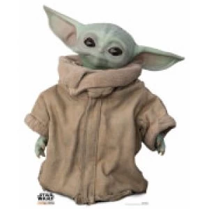 Image of The Mandalorian - The Child Baby Yoda Head Tilt Mini Cardboard Cut Out