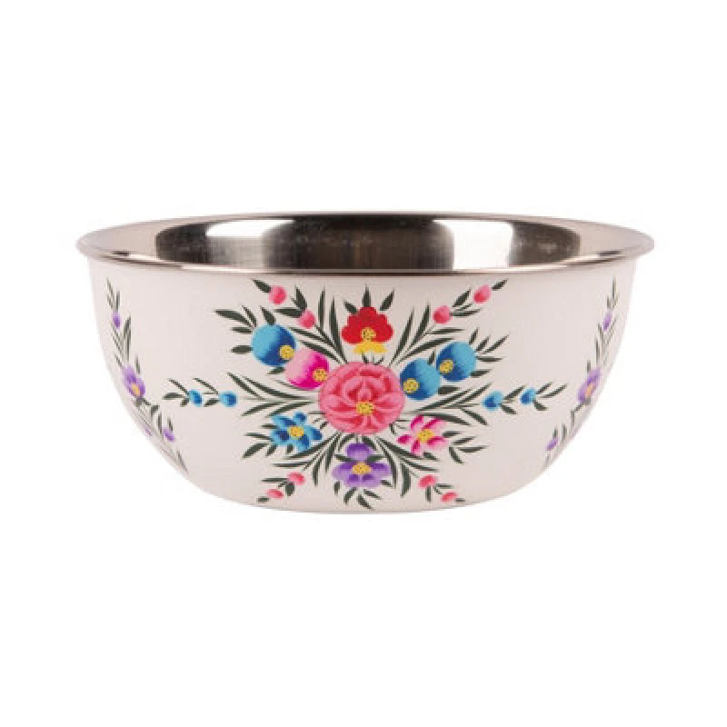 Image of Billycan Picnic Bowl - 21.5Cm - Cotton Pansy
