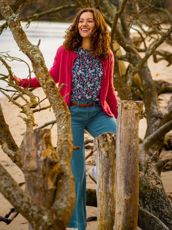 Image of Brakeburn Womens Tempest Cardigan in Pink Size: 8 Pink Female 8