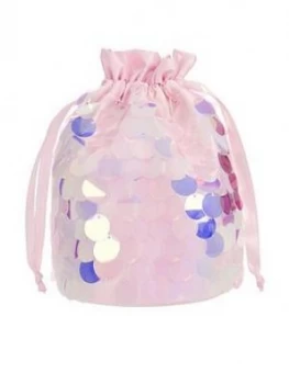 Image of Monsoon Girls Mermaid Sequin Pouch Bag - Pink