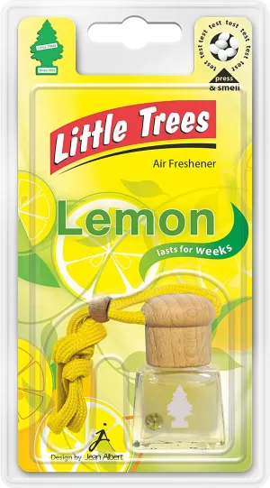 Image of Lemon (Pack Of 24) Little Trees Bottle Air Freshener