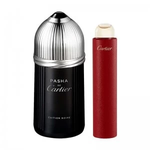 Image of Cartier Pasha Edition Noire Gift Set 100ml Eau de Toilette + 15ml Eau de Toilette