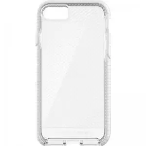 Image of Tech 21 Evo Check Clear White Apple iPhone 7 8 and SE 2020 Mobile