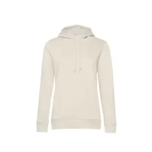 Image of B&C Womens/Ladies Organic Hoodie (S) (Off White)