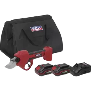 Image of Sealey CP20VPS 20v Cordless Pruning Shears 2 x 2ah Li-ion Charger Bag