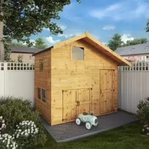 Image of Mercia 8 x 6ft Double Storey Garage Playhouse