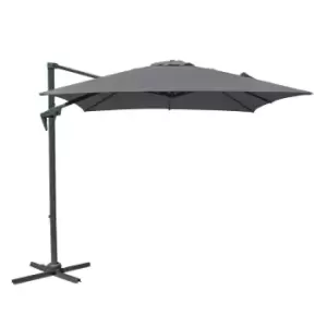 Image of Garden Must Haves Royce Junior Cantilever Parasol (base not included) - Carbon
