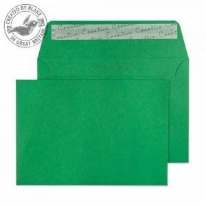 Image of Blake Creative Colour C6 120gm2 Peel and Seal Wallet Envelopes Avocado