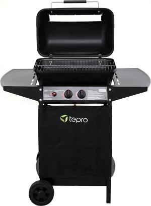 Image of Tepro Irvine Lava Stone Gas BBQ Grill - Garden & Outdoor