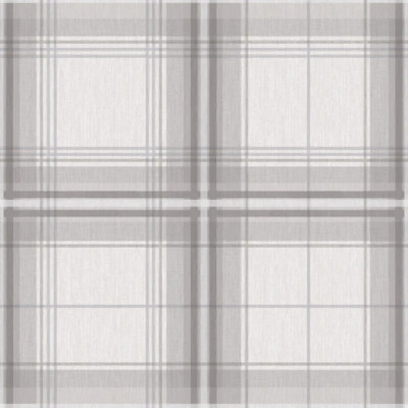 Image of Arthouse Woven Check Wallpaper Grey