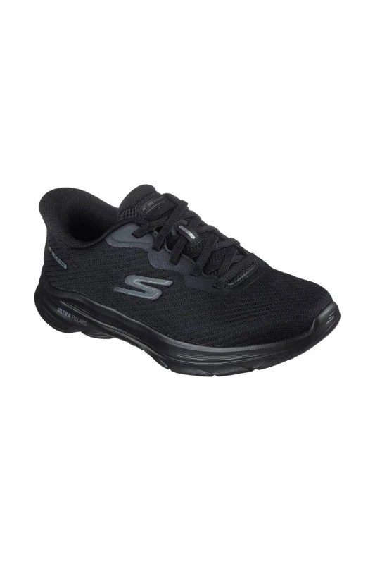 Image of Skechers Womens GO WALK 8 NADIA Slip-Ins Black Size: 4 Black Female 4