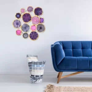 Image of Iht?k Multicolor Decorative Metal Wall Accessory